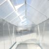 6.3'x10.2'x7' Polycarbonate Greenhouse, Heavy Duty Outdoor Aluminum Walk-In Green House Kit With Rain Gutter, Vent And Door For Backyard Garden - Aluminium - Image 19