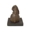 Hand Crafted Rabbit Umbrella Base With Playful Design - Light Brown - Image 8
