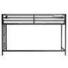 Adam - Junior Twin Loft Bunk - Black - Image 2