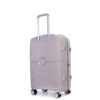 Expandable Hardshell Suitcase Double Spinner Wheels Pp Luggage Sets Lightweight Durable Suitcase With Tsa Lock, 3 Piece Set (20/24/28) - Greige - Image 12