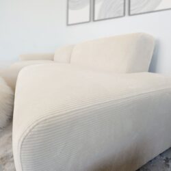 Mar - Sectional Sofa Left Facing - Cream
