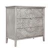3 Drawer Cabinet, American Furniture, Suitable For Bedroom, Living Room - Light Gray - Image 8