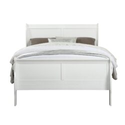 Louis Philippe - Twin Bed - White