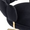 Modern Home Office Desk Chair With Adjustable Height And Swivel Wheels - Black - Image 19