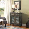 Glancio - Anqtique Console Cabinet - Oak - Image 3