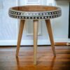 Small Dotted End Table - Oak - Image 8