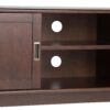 Draper - Mid Century Low TV Media Stand - Medium Auburn Brown - Image 3