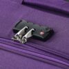 Softside Luggage Expandable 3 Piece Set Suitcase Upright Spinner Softshell Lightweight Luggage Travel Set - Purple - Image 12