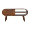 Circular Media Unit - Chestnut - Image 9