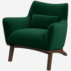 Brayden - Mid-Century Moder Armchair - Green