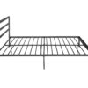 Queen Metal Bed Frame With Headboard - Charcoal Gray - Image 6
