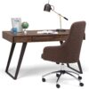 Lowry - Desk - Rustic Natural Aged Brown - Image 7