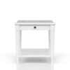 End Table With Storage Drawer - White - Image 4