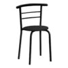 3 Pieces Dining Table Set, Small, Contemporary & Modern - Black - Image 2