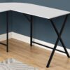 Computer Desk, Home Office, Corner, L Shape, Contemporary & Modern - White - Image 10