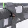 Fabric Baby Playpen, Baby Fence Play Area With Anti Slip Base - Gray - Image 10