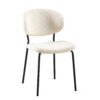 Boucle Dining Chairs, Dining Chairs With Metal Legs For Dining Room, Kitchen, Living Room (Set of 2) - Beige - Image 7