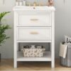 Bathroom Vanity With Top Sink, Modern Bathroom Storage Cabinet 2 Drawers, Single Sink Bathroom Vanity - White - Image 24