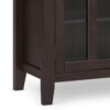 Artisan - Tall TV Media Stand - Dark Chestnut Brown - Image 4