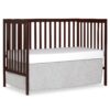 Crib 5 In 1 Convertible, Converts From Baby Crib To Toddler Bed, Fits Standard Full Size Crib Mattress - Espresso - Image 5