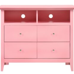 Charming TV Media Chest - Pink