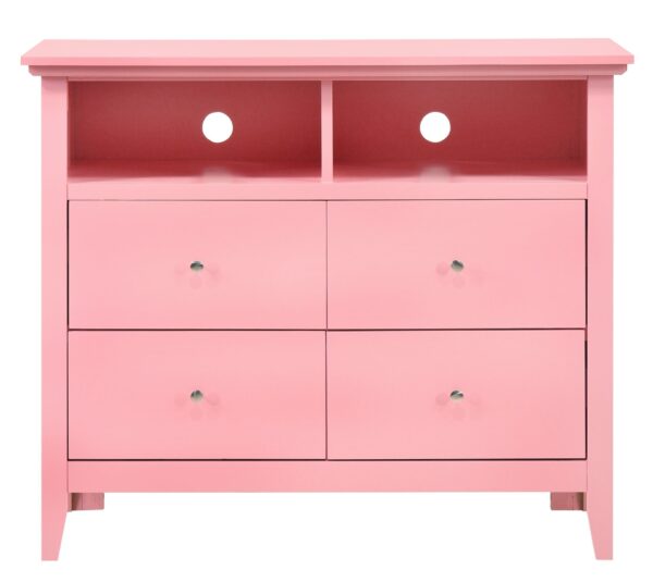 Charming TV Media Chest - Pink