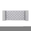 Hayes - Contemporary Armed Storage Bench With Button Tufting And Rolled Arms - Light Gray - Image 11