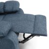 Contemporary Massage Recliner With Pillow Tufted Design - Charcoal - Image 17