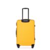 3 Piece Luggage Sets Lightweight Suitcase With Two Hooks, Spinner Wheels, Tsa Lock, (20/24/28) - Orange - Image 12