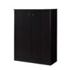 Shoe / Storage Cabinet With Two Doors Five Shelves - Dark - Image 3