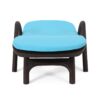Mikael - Chaise Lounge With Cushion - Dark Brown - Image 14