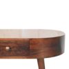 Rounded Coffee Table - Walnut - Image 7
