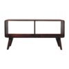 Curved Double Slot Media Unit - Dark Brown - Image 5