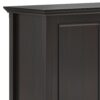 Amherst - Wide 3 Door Storage Cabinet - Hickory Brown - Image 3