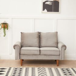 Luxurious Comfort Plush Comfort Loveseat - Gray