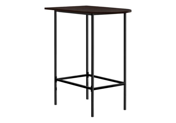 Home Bar Table With Bar Height, Small Rectangular For Kitchen - Espresso