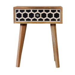 Inlay - Bone Tapered Nightstand - Oak