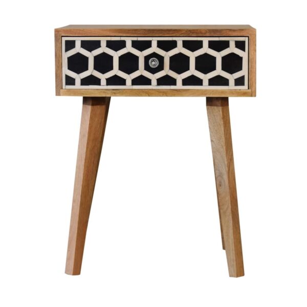 Inlay - Bone Tapered Nightstand - Oak