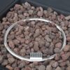 Outdoor Iron Square Propane Fire Pit With Tank Space - Brushed / Brown - Image 13