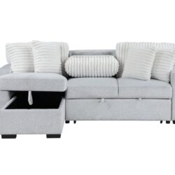 Ford - Reversible Pull Out Sofa Bed - Light Gray