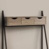 Computer Desk For Home Office, Laptop, Leaning, Storage Drawers, Contemporary & Modern - Taupe - Image 2