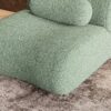 1 Piece Luxury Chenille Fabric Modular Sofa With Spring Cushions & Hidden Legs - Green - Image 7