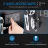 0 72 Cu Ft Keypad Depository Safe - Black - Image 11