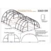 Single Truss Arch Storage PE - White / Green - Image 6