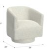 Bralin - Swivel Accent Chair - White - Image 6