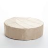Modern Outdoor 50, 000 Btu Round Concrete Propane Fire Pit, Lightweight Design - Light Gray - Image 5