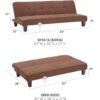Alan - Sofa Bed - Chocolate - Image 5