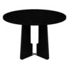 5 Piece Round Dining Table Set, Modern Dining Table And 4 Upholstered Chairs For Dining Room, Kitchen Room, Living Room - Beige / Black - Image 21