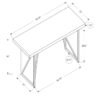 Computer Desk For Home Office Laptop, Contemporary & Modern - White - Image 4
