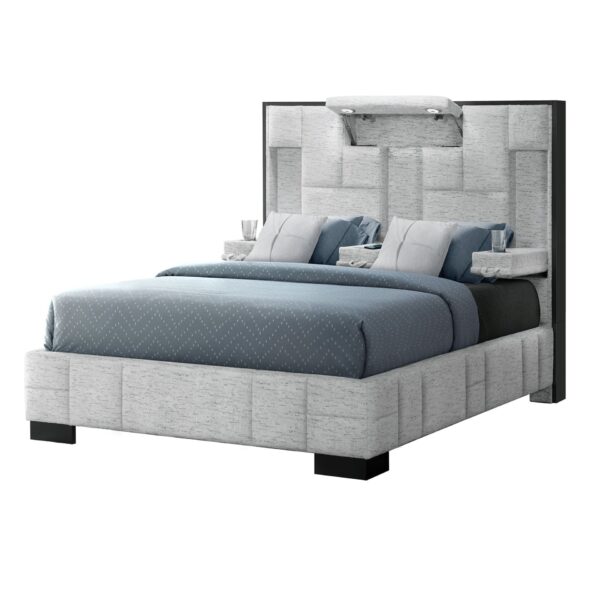 Yaris - Queen Bed - Gray